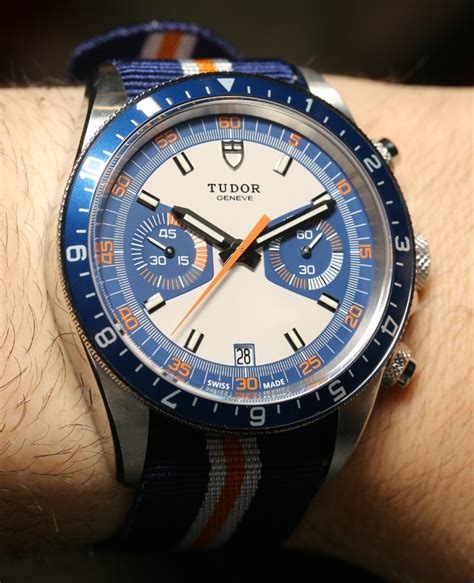 tudor heritage chrono lug to lug|tudor heritage blue bezel.